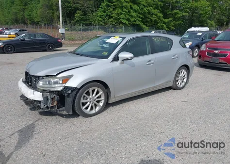2012 Lexus Ct 200H Premium from USA, damaged, VIN JTHKD5BH2C2108138